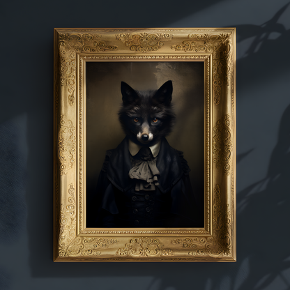 Gothic Fox In Suit